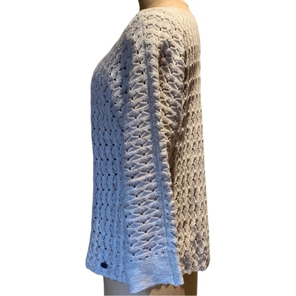 Quiksilver Lightweight Sweater in Natural Beige Size Large - Picture 7 of 14